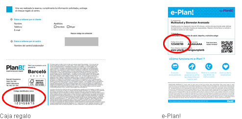 Código identificativo único